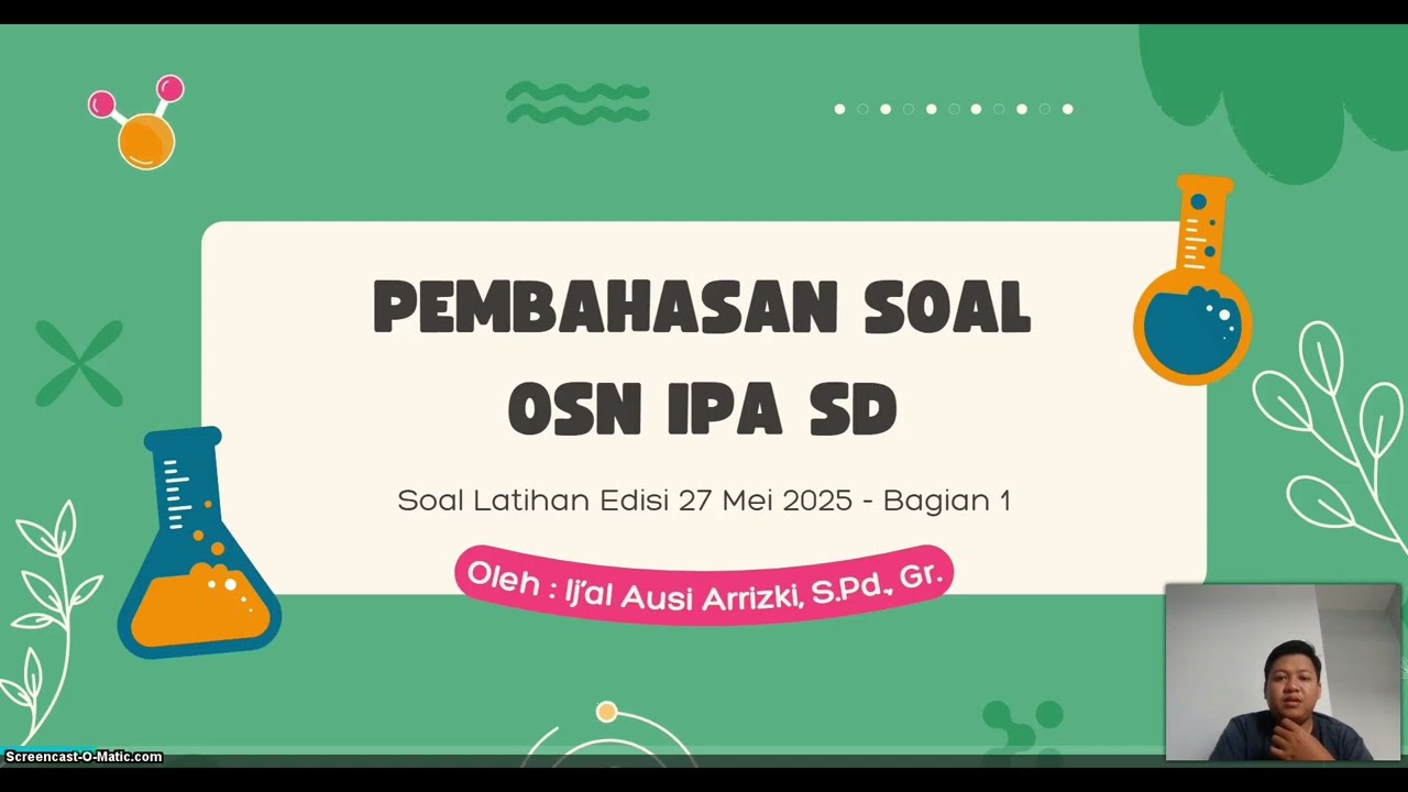 Pembahasan Soal OSN IPA SD - Latihan Soal 27 Mei 2025