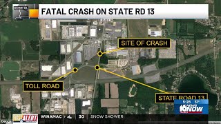 Police identify man killed in crash on State Road 13 in Elkhart County