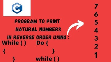 C program to Print all natural numbers in reverse order using while and do while loops
