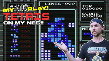 My Kids Play NES Games for the First Time! | TETRIS!