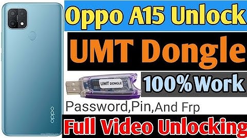 Oppo A15 Pattern password Frp Unlock By Umt||Cph2185 Hard Reset|