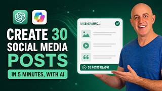 AI for Social Media Post Creation - with Claude - 30 Posts in 5 minutes! screenshot 4