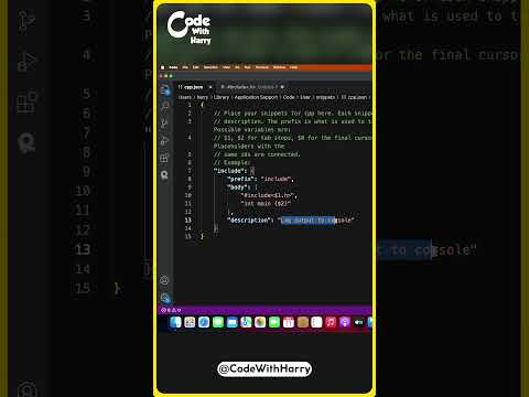 VS Code Snippets Tutorial 👨‍💻