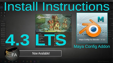Blender 4.3 Maya Config Installation