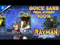 Rayman Legends Quick Sand Level 100% Completion Gameplay (Final Attempt)