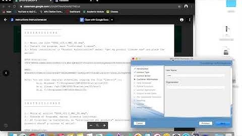 IBM SPSS Installation for MAC OS