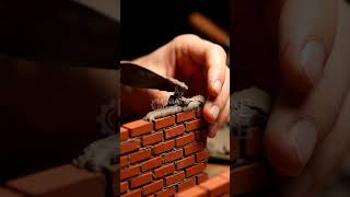Miniature Villa Build – Part 65 | Build additional miniature brick layers (Macro ASMR)