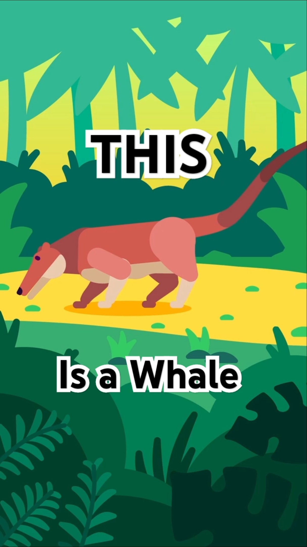 Whales Evolved from This Animal #shorts