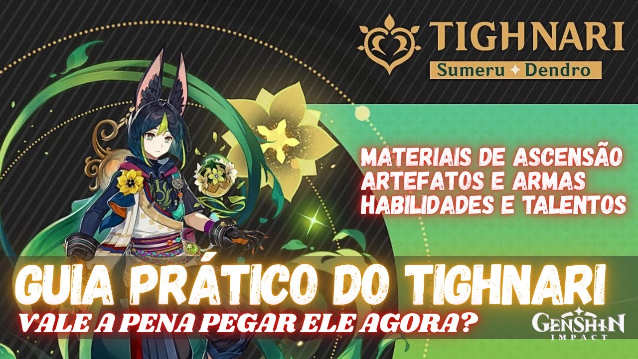 Tighnari Melhores Builds e Times - Genshin Impact