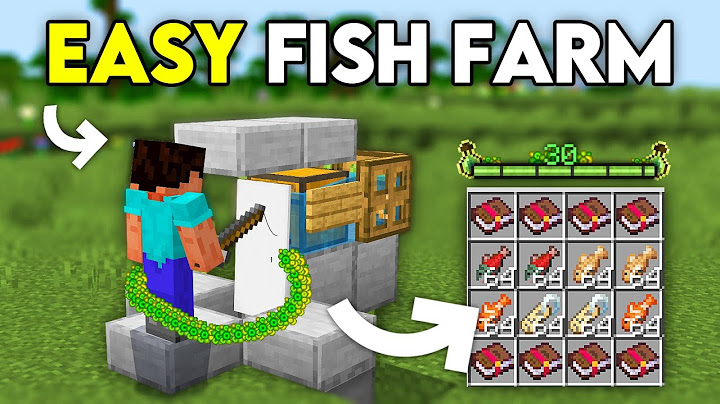 EASY AFK FISH XP FARM in 1.21 Minecraft Bedrock !