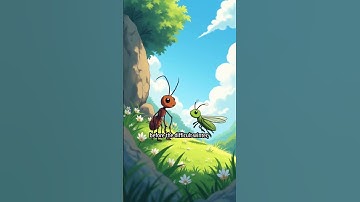 Ant🐜And Grasshopper🦗English Story | Kids Short Moral English Stories Aesop Fables |  #englishstory
