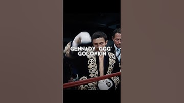 Scariest man to step into the ring #boxing #gennadygolovkin #canelo