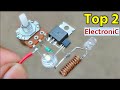 Top 2 new electronic project used bc547transistor  simple electronic project