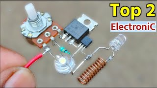 Top 2 New Electronic Project Used BC 547 Transistor | Simple Electronic Project