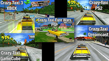 PairaGamers: "Crazy Taxi Console Comparison, Which is Better?" (DC, GC, PS2, PSP and Xbox)