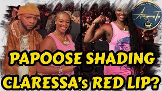 De rode lippenstift van Claressa Shields van Papoose?