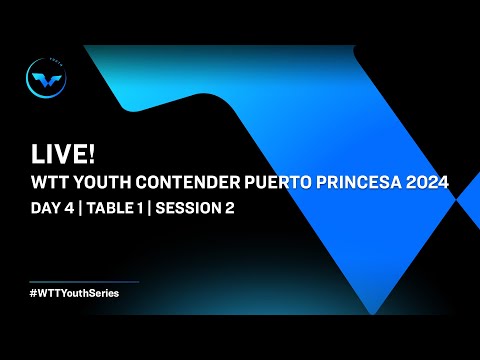 Видео: LIVE! | T1 | Day 4 | WTT Youth Contender Puerto Princesa 2024 | Session 2
