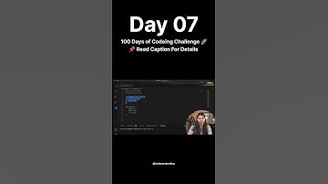Welcome to Day 7 of my #100DaysOfCode Challenge! 🎉 Thanks For Apna College #coding