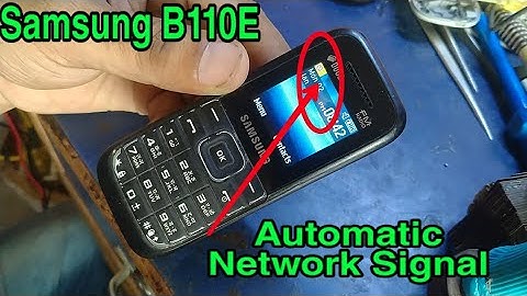 Samsung B110E Automatic Network Signal Problem easy solution.| B110e Network problem solution ||