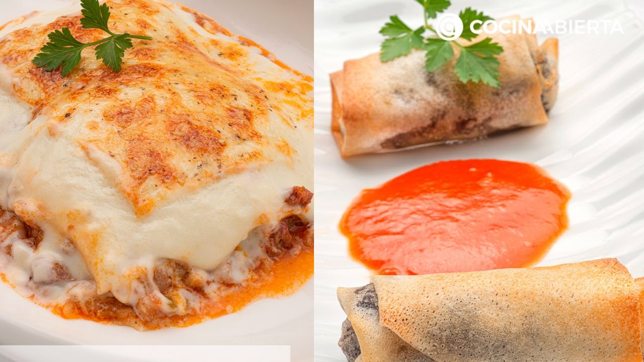 Bocados de morcilla - Lasaña boloñesa - Cocina Abierta de Karlos Arguiñano