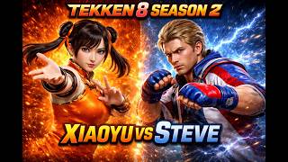 Tekken 8 Ling Xiaoyu vs Steve Fox  - Season 2 Ranked Match