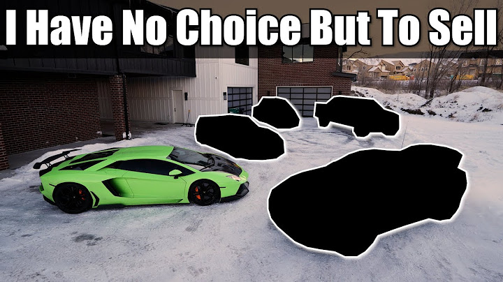 Forced to Sell Half of my Supercar Collection.