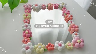 Easy DIY cute clay flower mirror (pinterest inspired) 🌸🌷 screenshot 3