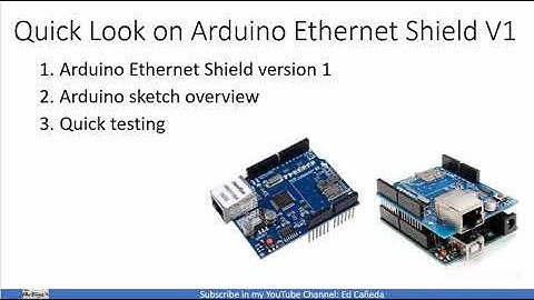 Quick Look on Arduino Ethernet Shield Ver. 1 and Web Server sketch