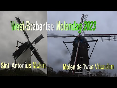 West Brabantse Molendag 2023 - Bergen op Zoom bij Molen De Twee Vrienden  - Halsteren Sint Antonius