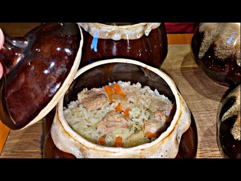 Теперь ПЛОВ готовлю только ТАК!! / ПЛОВ в горшочках в духовке
