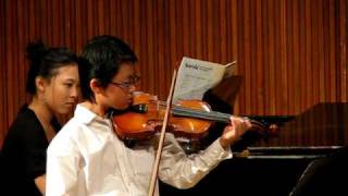 바이올린 연주회 2010.1.17