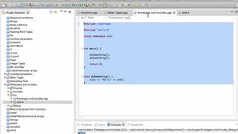 3 C++Tutorial for Beginners 28   Headers and Prototypes   YouTube