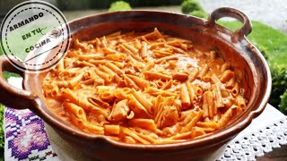 Pasta Con Chipotle Pollo y Queso