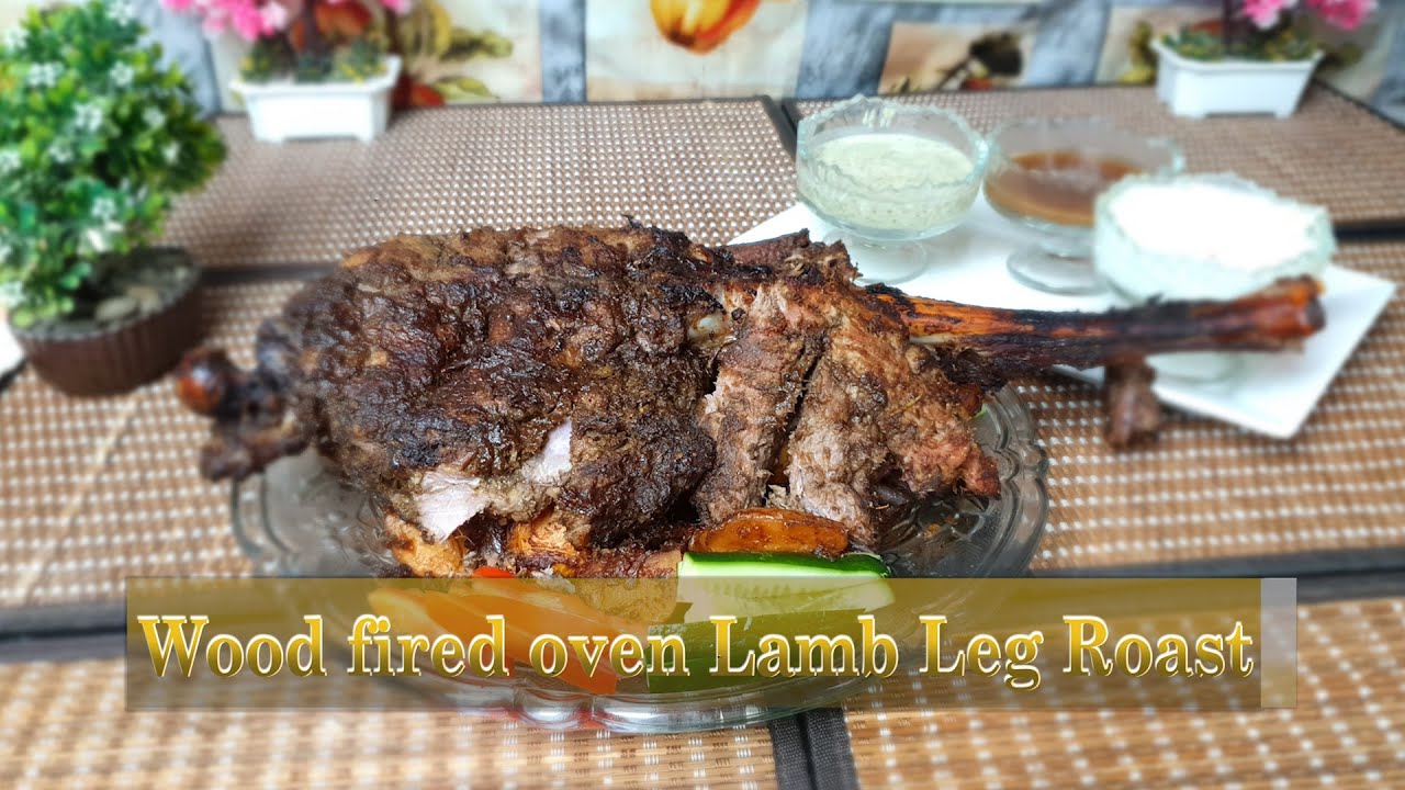 Wood Fired Oven Lamb Roast WFO Lamb Leg Roast وڈ فائر اوون میں