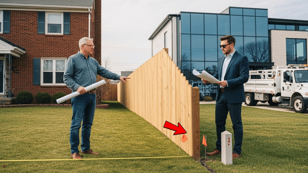 Они украли мой участок земли площадью три фута – поэтому я сделал их дом непригодным для строител...