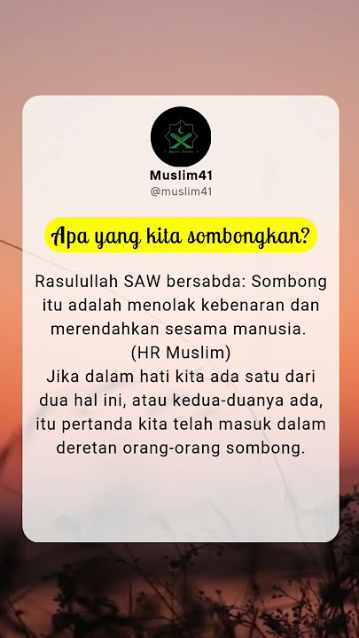 semoga Allah menjauhkan kita dari sifat sombong #storywa #storyislami #sombong #angkuh