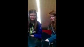 Sniffing pepper with my girlie!