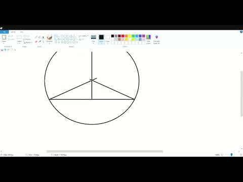 How to draw Mercedes Benz Logo  Mercedes Benz logo Drawing  Ms Paint Logo