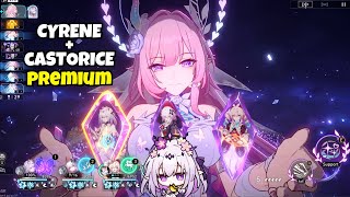 (E0S1) CYRENE Castorice Showcase: Spam Dragon VS 200% Newbud Dragons | Honkai: Star Rail 3.7 Beta V1