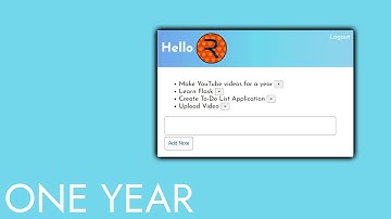 ONE YEAR  UPDATE | Flask Notes Page