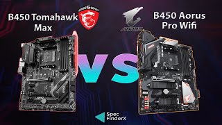 Msi B450 Tomahawk Max vs Gigabyte B450 Aorus Pro Wifi