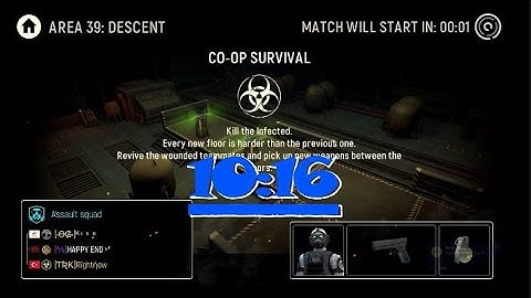 Tacticool Special Descent(Zombie) Mode Great Timing by RightNow with Kise and HappyEnd