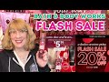 Bath &amp; Body Works Flash Sale - 20% Off Best Deals!