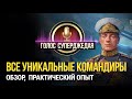 Все уникальные командиры World of Warships ⚓ Особенности, практический опыт, как получить и стоит ли