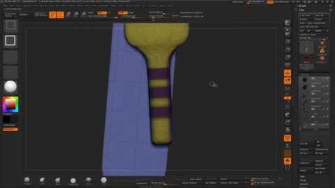 quick TUTORIAL - ZBRUSH paint&polygroups