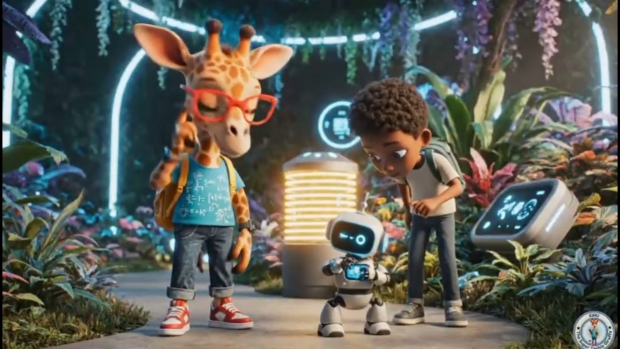 German | Kinus Geheimes KI-Garten-Abenteuer | Kinu’s Secret AI Garden Adventure