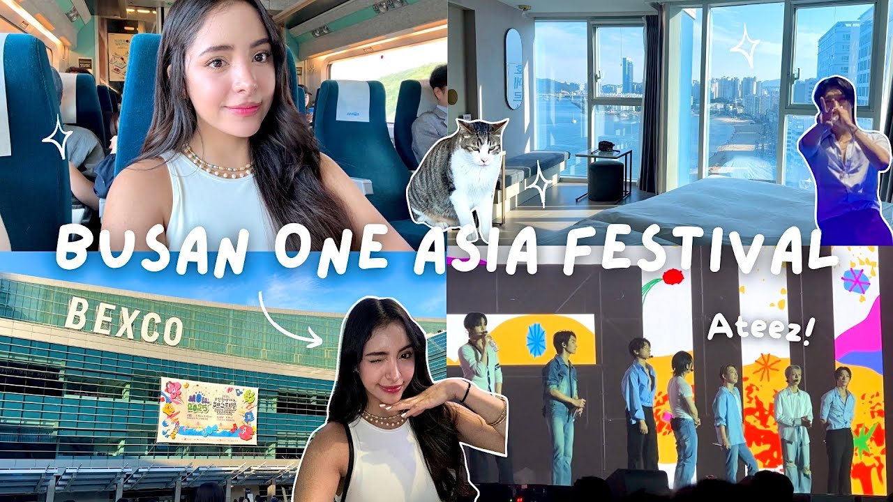 [VLOG] MI PRIMERA VEZ VISITANDO BUSAN I ATEEZ ME SALUDÓ I BUSAN DÍA 1 (ENG/KOR SUB)