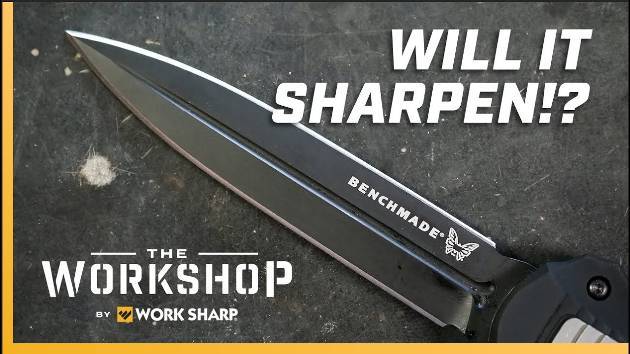 How to Sharpen a Spear Point Knife - Benchmade Infidel Workshop EP