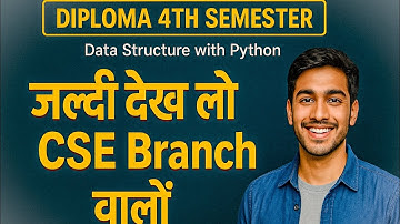 Diploma 4th sem Data structure and python important questions |CSE Branch 4th sem important question