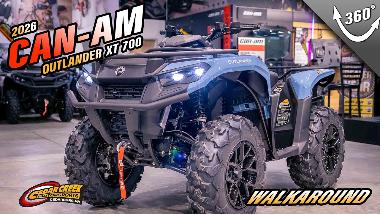 Walkaround | 2026 Can-Am® Outlander XT 700 - YouTube